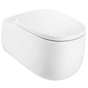 Inodoro Beyond suspendido Rimless con salida horizontal (incluye taza y tapa amortiguada), blanco