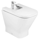 Bidé Square compacto con tapa de SUPRALIT, blanco