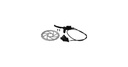 FRENO DISCO DEL. 160mm C/BLOQ